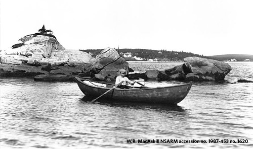 Man in Dory, Jeddore, NS